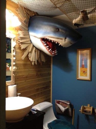 Vital wares brings you contemporary and fashionable bathroom accessories that can add verve and vibrancy to a hitherto uninteresting space. Shark Head Wall Mount Shark Head Decor Large Life Size ...