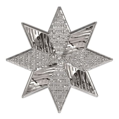 Wall Sticker Metallic Star Silver Wall