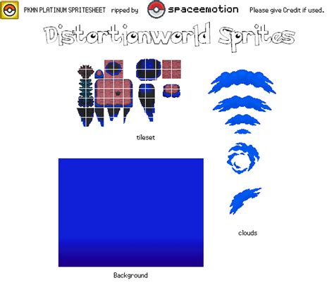 Ds Dsi Pokémon Platinum Distortion World The Spriters Resource
