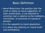 Power Point Presentation on Moral and Ethical Relativism - NoteXchange
