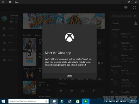New Xbox App In Windows 10 Preview Looks Amazingit Includes Access To