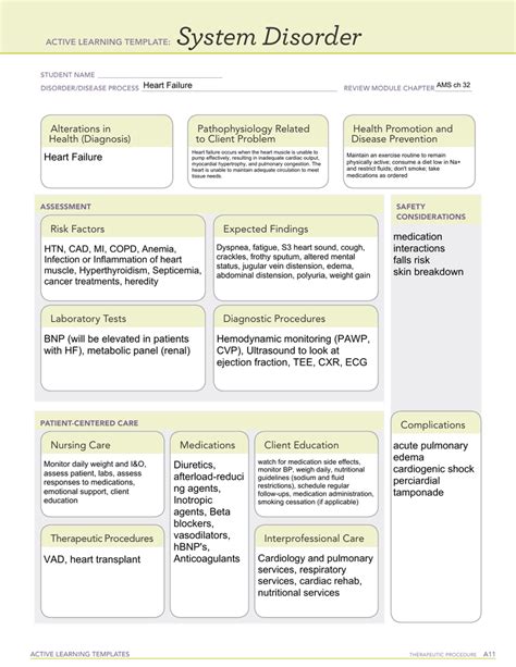 Ati System Disorder Template Example Printable Blog Calendar Here