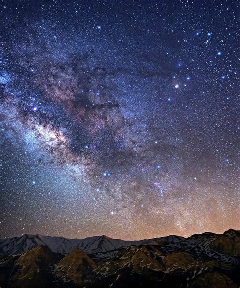 Milky Way Over Mountains Photograph By Babak Tafreshi