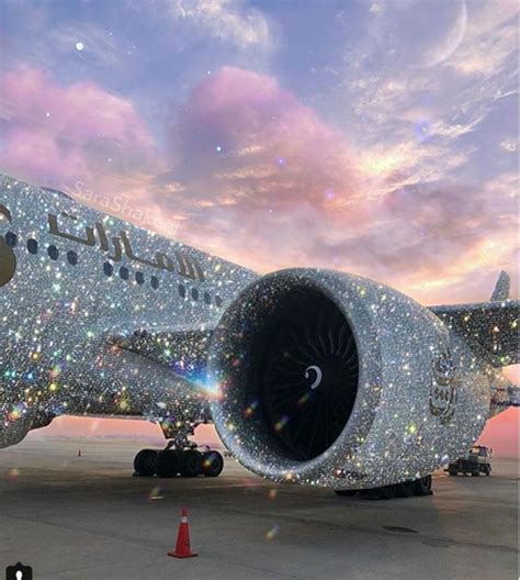 Wow See Jaw Dropping Photos Of Emirates Diamond Encrusted Airplane
