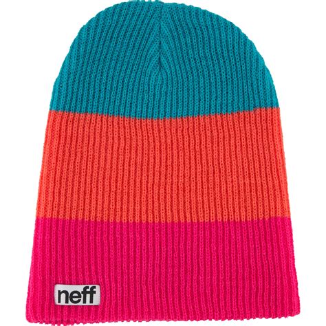 Neff Trio Beanie Pinkcoralteal Nf00005 Pctl Bandh Photo Video