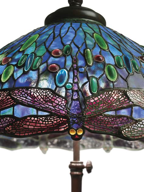 Tiffany Studios A Drophead Dragonfly Table Lamp Circa 1905