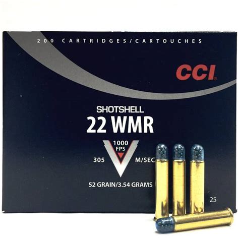 Cci 22wmr Shotshell 20 Rounds Rimfire Ammunition