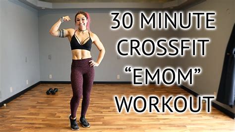 Minute Crossfit Emom Home Workout Full Body Workout Youtube