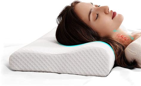 Mojorest Cervical Contour Memory Foam Pillow Orthopedic Pillow For