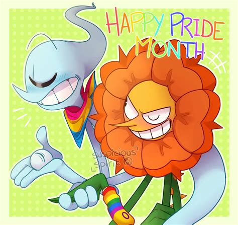 Ghostblossom Pride Month By Suspicious Spirit Cute Cartoon