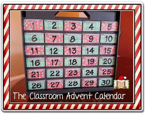 classroom advent calendar advent calendar classroom holiday decor
