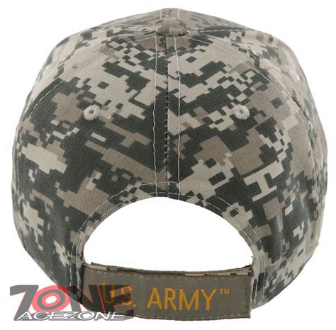 New Us Army Star Veteran Side Line Ball Cap Hat Acu Camo