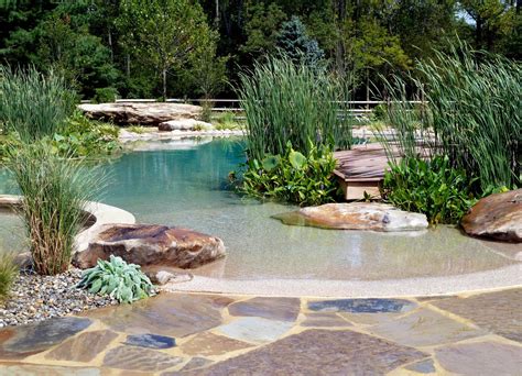 Natural Swimming Pools Work Best In Warm Climates Backyard Beach