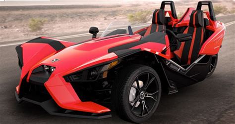 If you want people to talk to you about your vehicle, drive one of these. Polaris Slingshot, Their First Three-Wheeler - eXtravaganzi