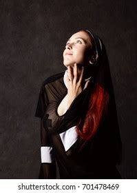 Beautiful Sexy Catholic Nun Posing On Stock Photo 701478469 Shutterstock