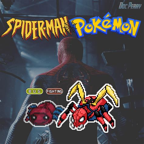 Spiderman As A Pokemon As Part Of My Marvel X Pokemon Project Heres