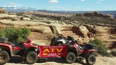 Gold Bar Rim Trail Moab Utah Atv Trails Adventure Washington Atv