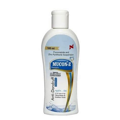 Mucon Z Gel Shampoo Composition Fluconazole And Zpto Packaging