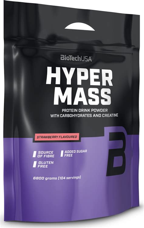 Biotech USA Hyper Mass Drink Powder with Carbohydrates Creatine Χωρίς
