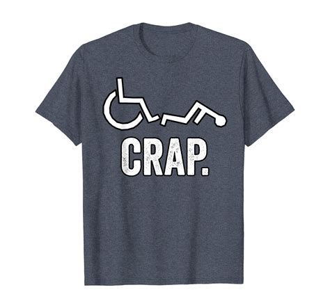 Handicap Wheelchair Funny Fall T Shirt