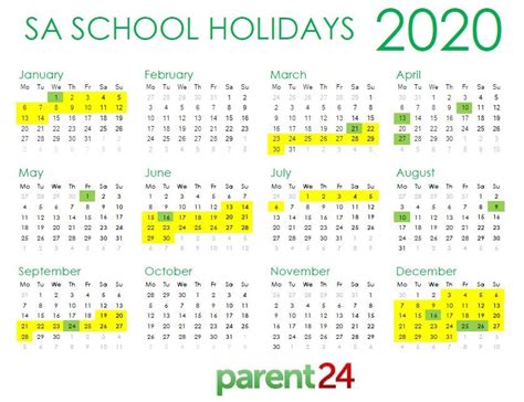 School Terms 2020 South Africa Calendar For Planning Vrogue