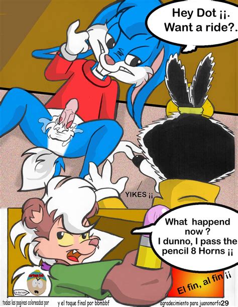 Rule 34 After Sex Animaniacs Anthro Buster Bunny Comic Cum Dot Warner Female Fur Furry Male