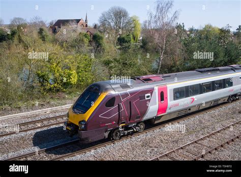 A Class 220 Voyager High Speed Train Operated By Crosscountry Trains At Hinksey Oxford Stock