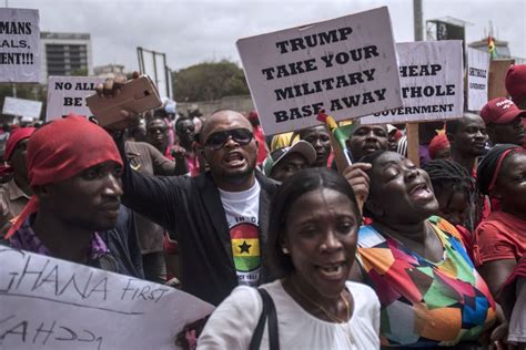 Ghana First Us Military Deal Leads Thousands To Protest
