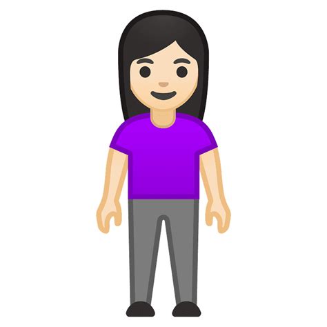 Woman Standing Emoji Clipart Free Download Transparent Png Creazilla