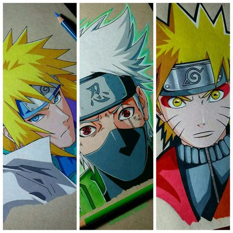 My Drawings From Naruto Color Pencils Anime Amino