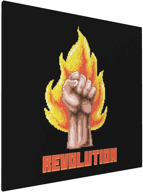 1007 Canvas Prints Wall Art Paintings（20x20in） Revolution