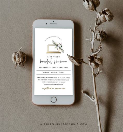 Customizable wedding & shower templates. Virtual Bridal Shower: 5 Things You Need Right Now ...
