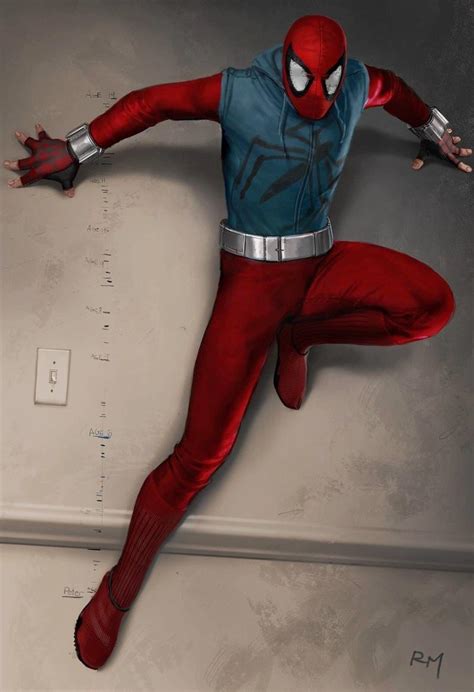 Spider Man Homecoming Concept Art Alternate Design For The Original