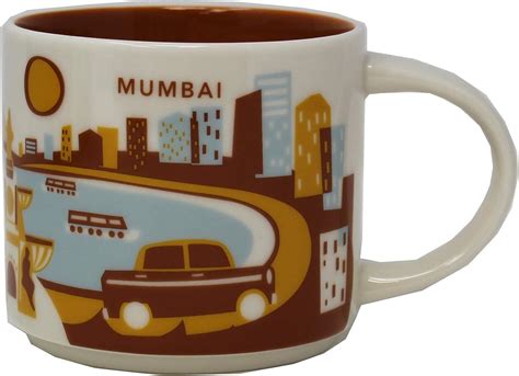 Starbucks Mumbai India You Are Here Yah Collection Coffee Mug