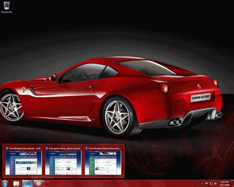 Ferrari Windows 7 Desktop Theme Download And Review