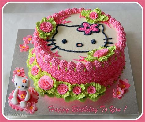 Search, discover and share your favorite happy birthday hello kitty gifs. Happy Hello Kitty Cake With Name Edit