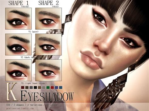 K Eyeshadow N25 By Pralinesims A Smoky Eyeshadow In 2
