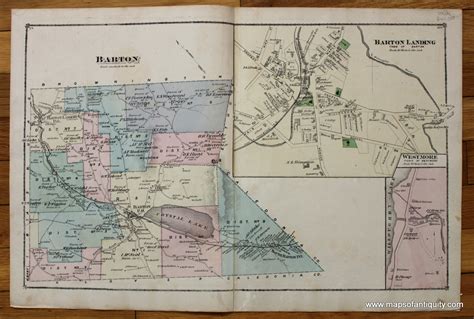 1878 Barton Barton Landing And Westmore Verso Barton And Westmore