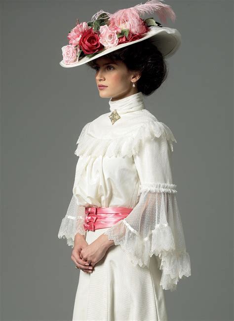 B5970 Historical Dresses Edwardian Dress Historical Dress Patterns