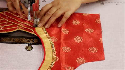 Saree Blouse Design Cutting And Stitching Youtube