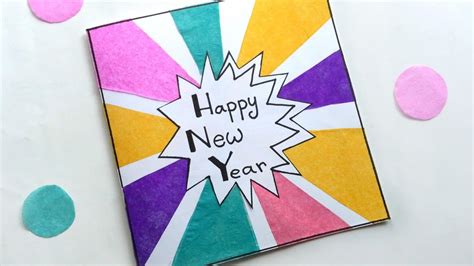 Create A Colorful New Years Card Diy Crafts Guidecentral Youtube