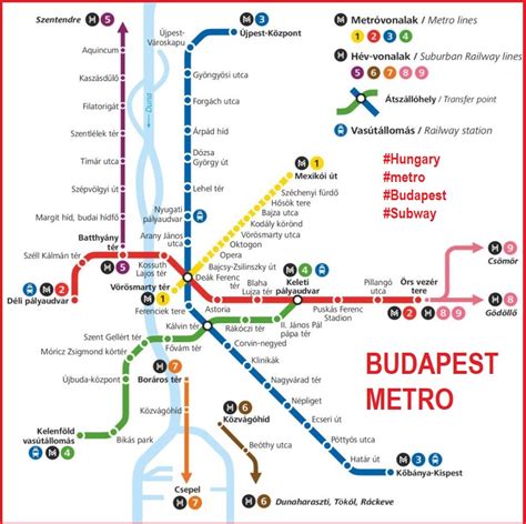 Budapest Metroplan And Map And Carte