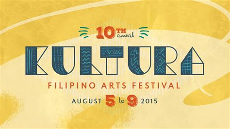 10th annual kultura filipino arts festival youtube