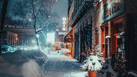 City Snow Desktop Wallpapers Top Free City Snow Desktop Backgrounds