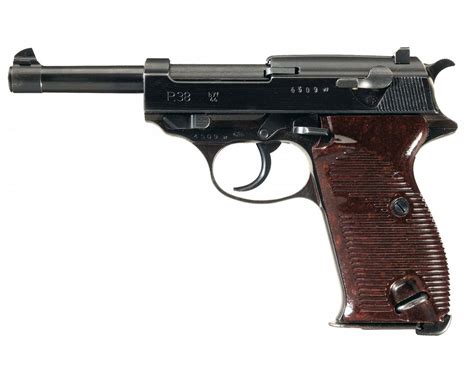 World War Ii Mauser Byf44 Code P38 Semi Automatic Pistol