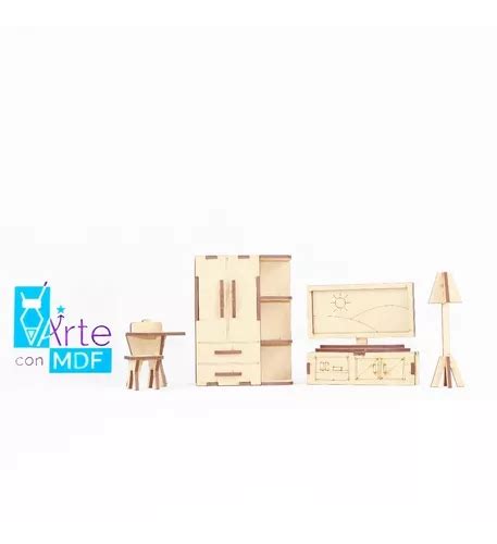 Kit De Muebles Modernos Para Casa Mu Ecas Moderna En Mdf En Venta En