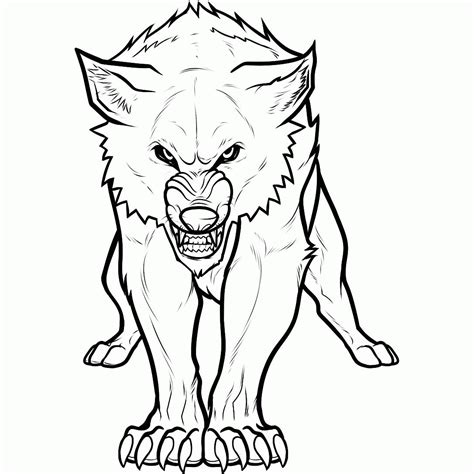 Free Printable Wolf Coloring Page For Kids Coloring Home