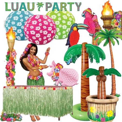 hawaiian luau party island oasis flamingo beverage napkins 16 pack