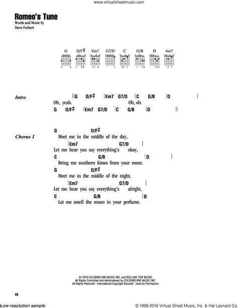 C am7 f ich fühl mich wie romeo in einer one man show f c am7 f du fehlst mir so oooooooo. Urban - Romeo's Tune sheet music for guitar (chords)