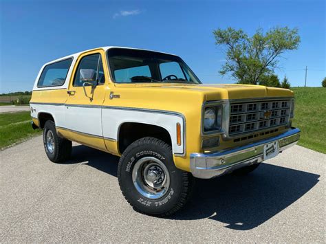 1978 Chevrolet K5 Blazer 4x4 350ci Auto Ac 110k Miles Yellow